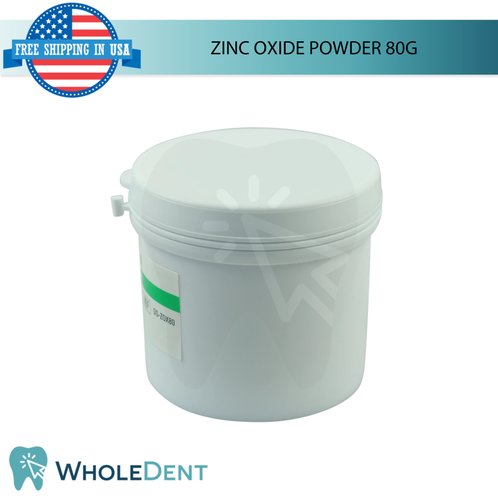 Zinc Powder 80g Temporary Dressing Cement Pulp Capping Dental Restoration