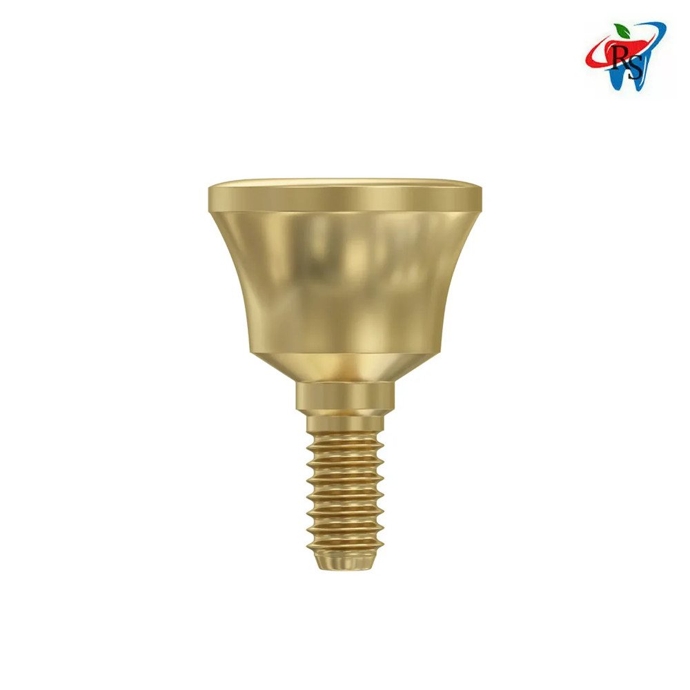 10x Dental Prosthetic Extra Wide Concave Healing Cap Ø6.3 Int Hex 2.42 Titanium