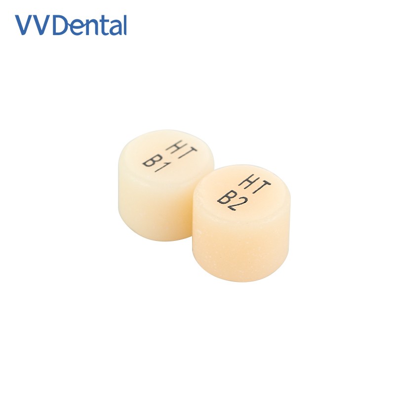 10pcs Dental Disilicate Lithium HTLT Glass Ceramic Block Dentist Veneer Material