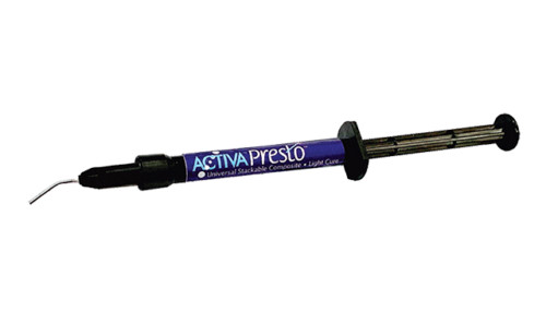 Pulpdent ACTIVA PRESTO Universal Stackable composite A3 2x2gm EXP: 2024-12