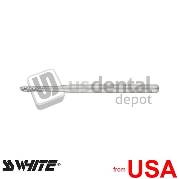 SS WHITE – HP 10pk #1558 straight dome crosscut carbide bur for slow s 057-14901