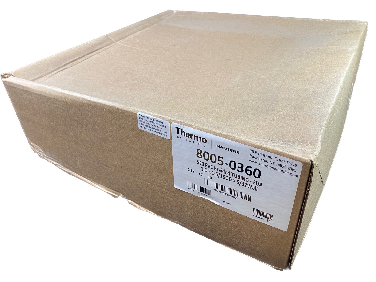 THERMO SCIENTIFIC 980 PVC Flexible Braided Tubing 8005-0360 (50 feet/cs)