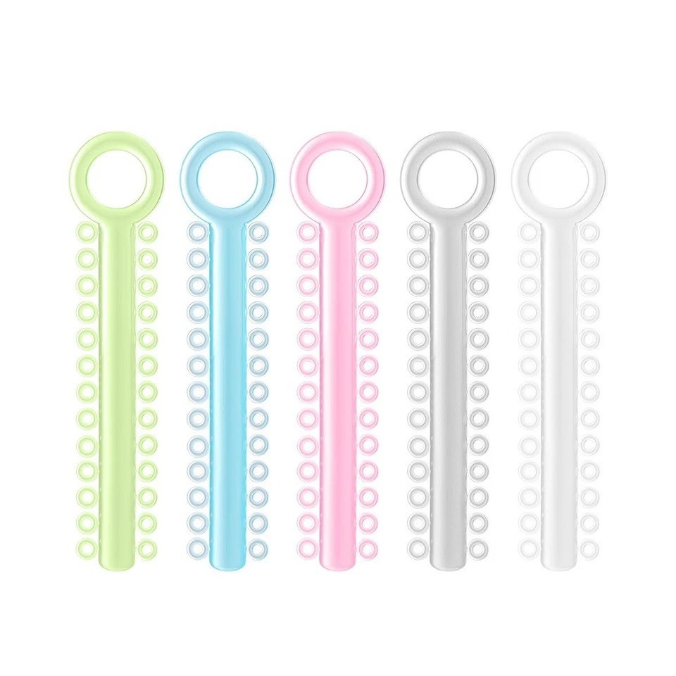 40 Stick Dental Orthodontic Ligature Ties Glow in Dark Braces Elastic Rubber