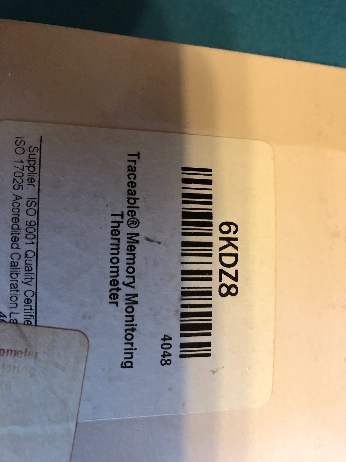 Traceable 4048 Digital Thermometer 10 Ft Cable, -50° to 70°C Grainger 6KDZ8 $64