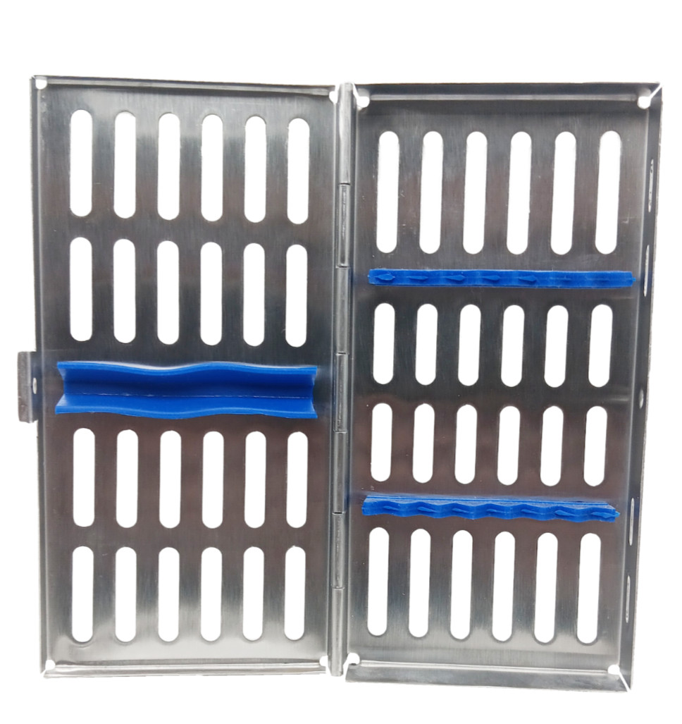Dental Stainless Steel Sterilization 7 Instruments Empty Cassette