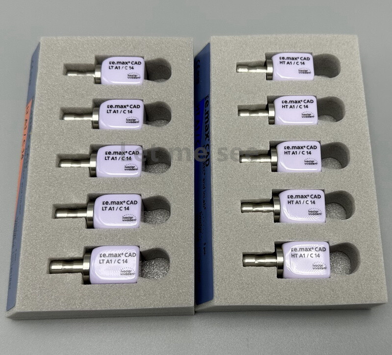 IVOCLAR E.max Cad Dental CEREC InLab Glass Ceramics Blocks ABUTMENT Refill 1~5pc