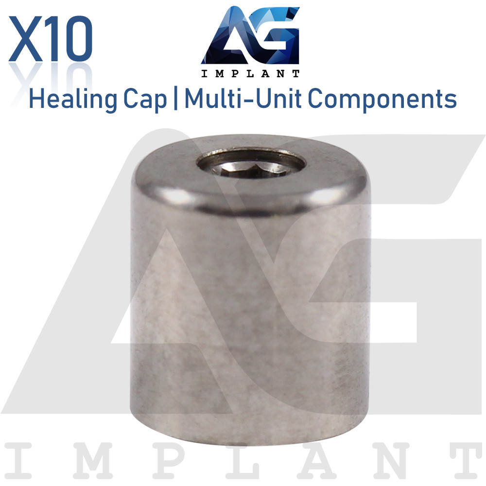 10 Healing Cap For Multi Unit 1.6 Dental Int Hexagon & Conical Connection