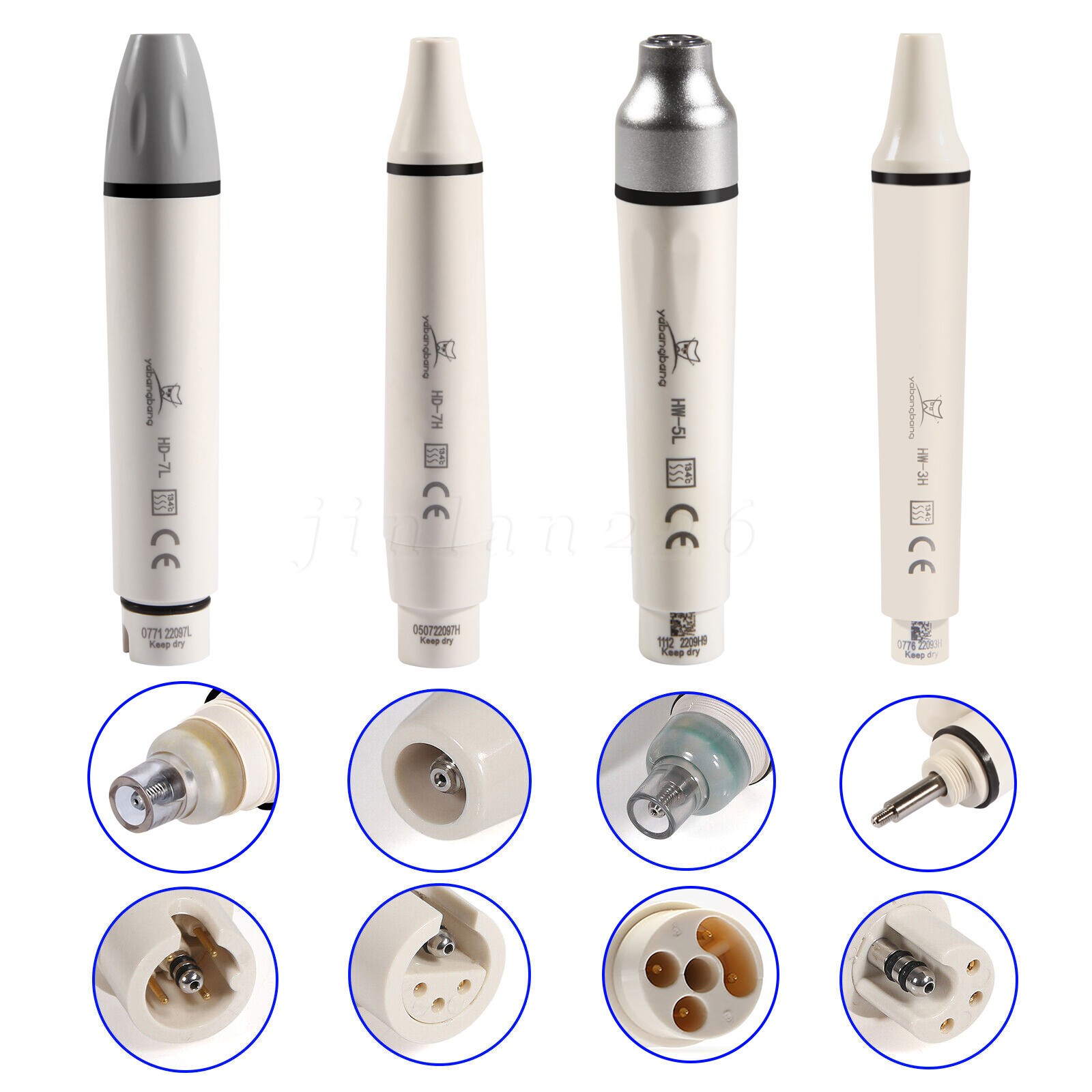 Dental Ultrasonic Piezo Scaler Handpiece LED Fit For WOODPECKER /EMS/SATELEC