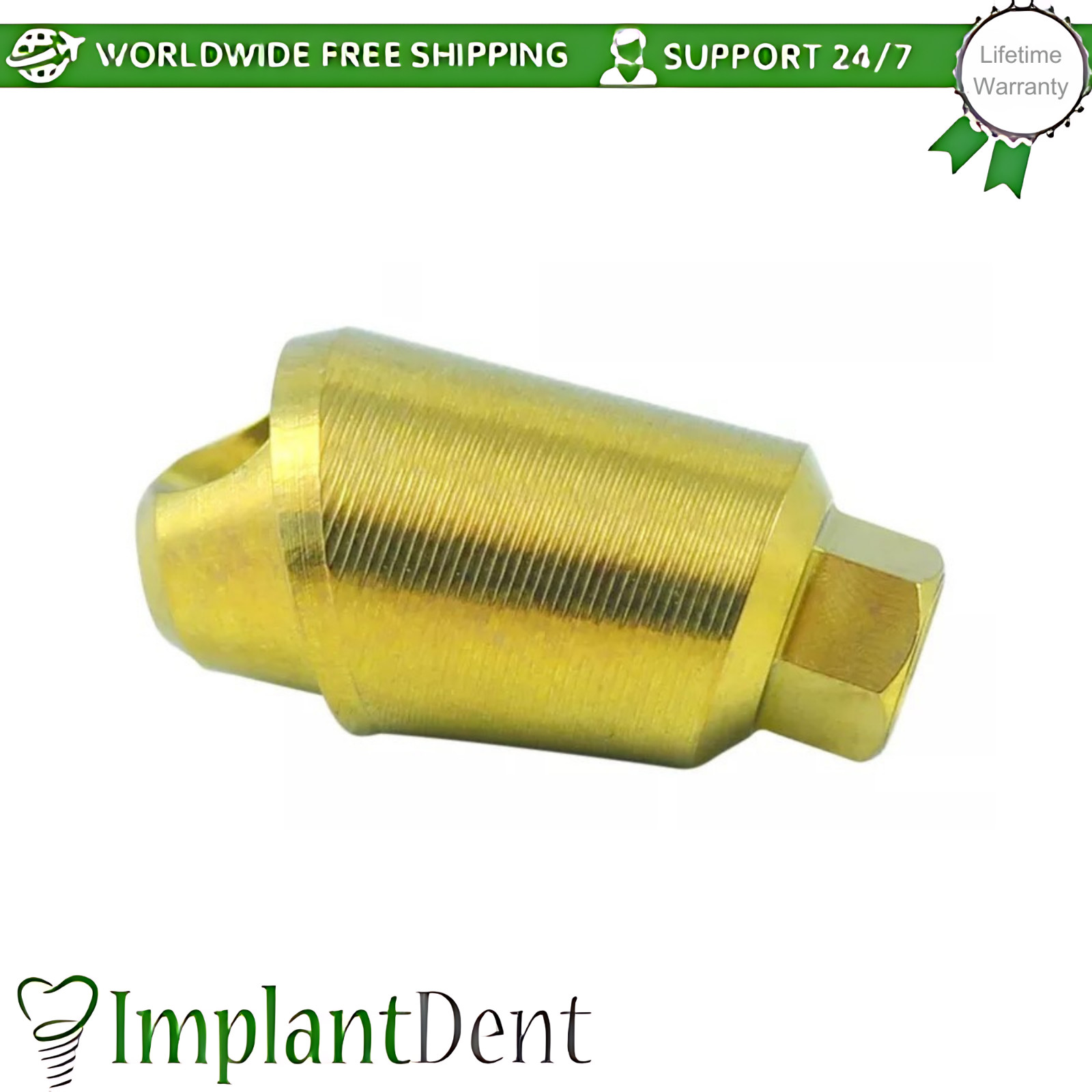 2x Dental Angulated Multi Unit 1.4mm Titanium Prosthetics 30° Int Hex 2.42mm