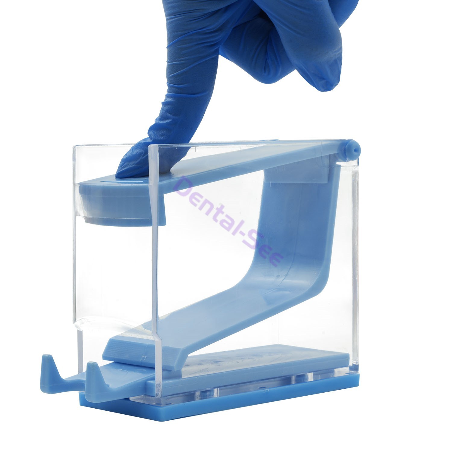 Dental Cotton Roll Dispenser Press Type Cotton Rolls Holder Hygienic Divider USA