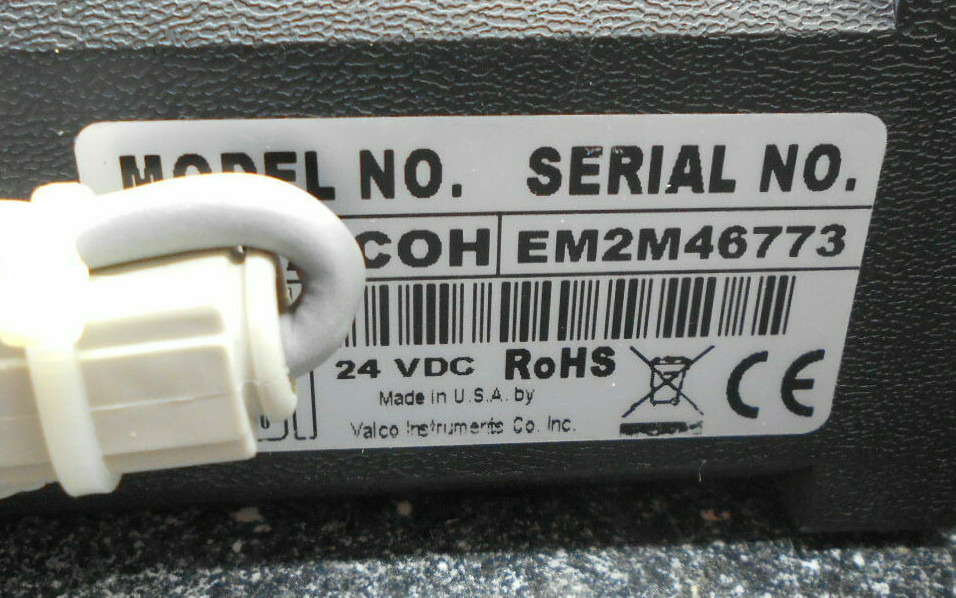 VICI EHMA COH 24VDC ACTUATOR W/ CHEMINERT 09N 0134H 6 PORT VALVE & EHCA CE COH