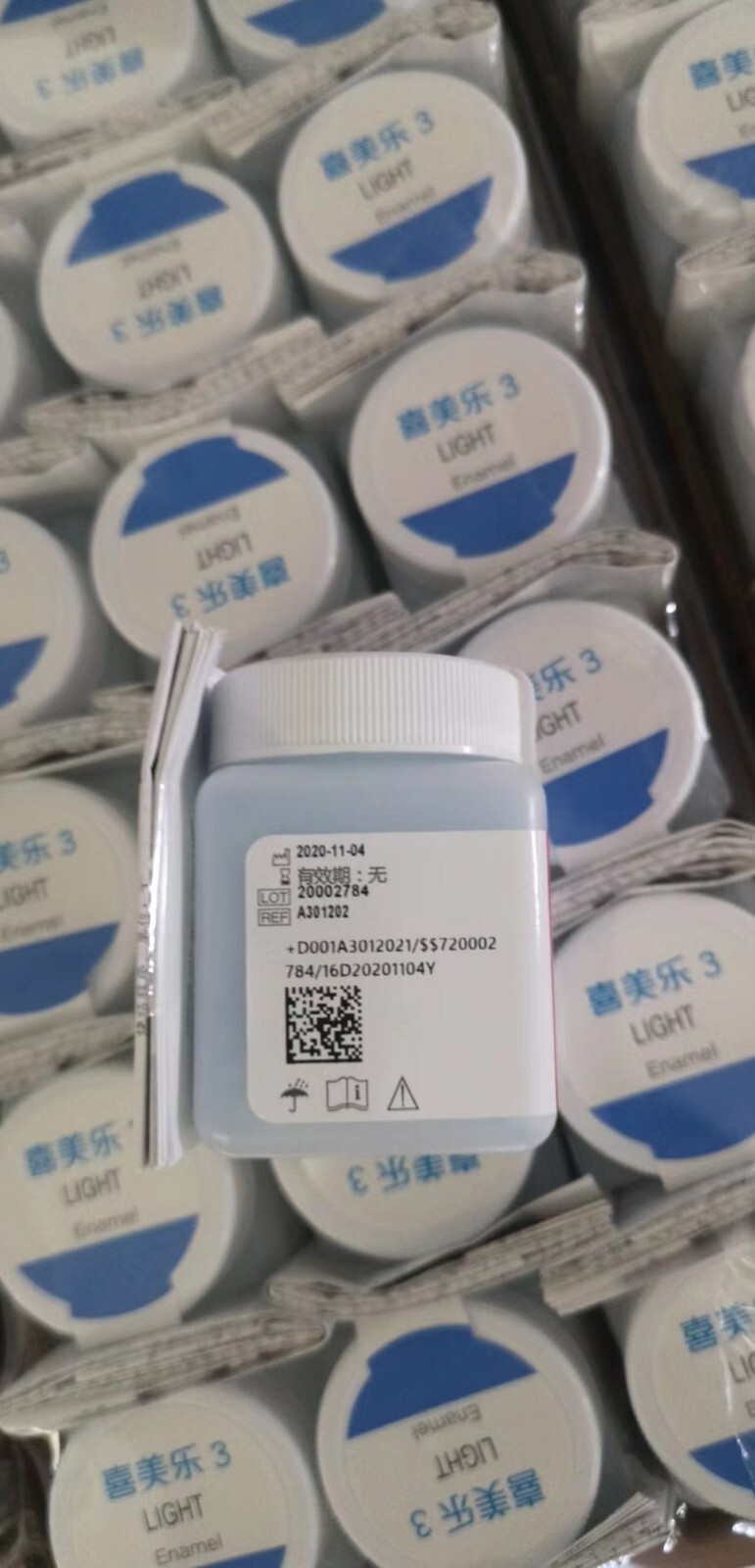 2 Bottle Dental Veneer Porcellain Ceramco3 Dentin Powder 28.4g/ Bottle