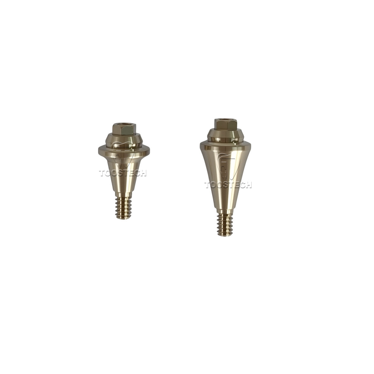 10pcs Dental titanium Multi unit straight abutment Fits to Nobel Active NP/RP