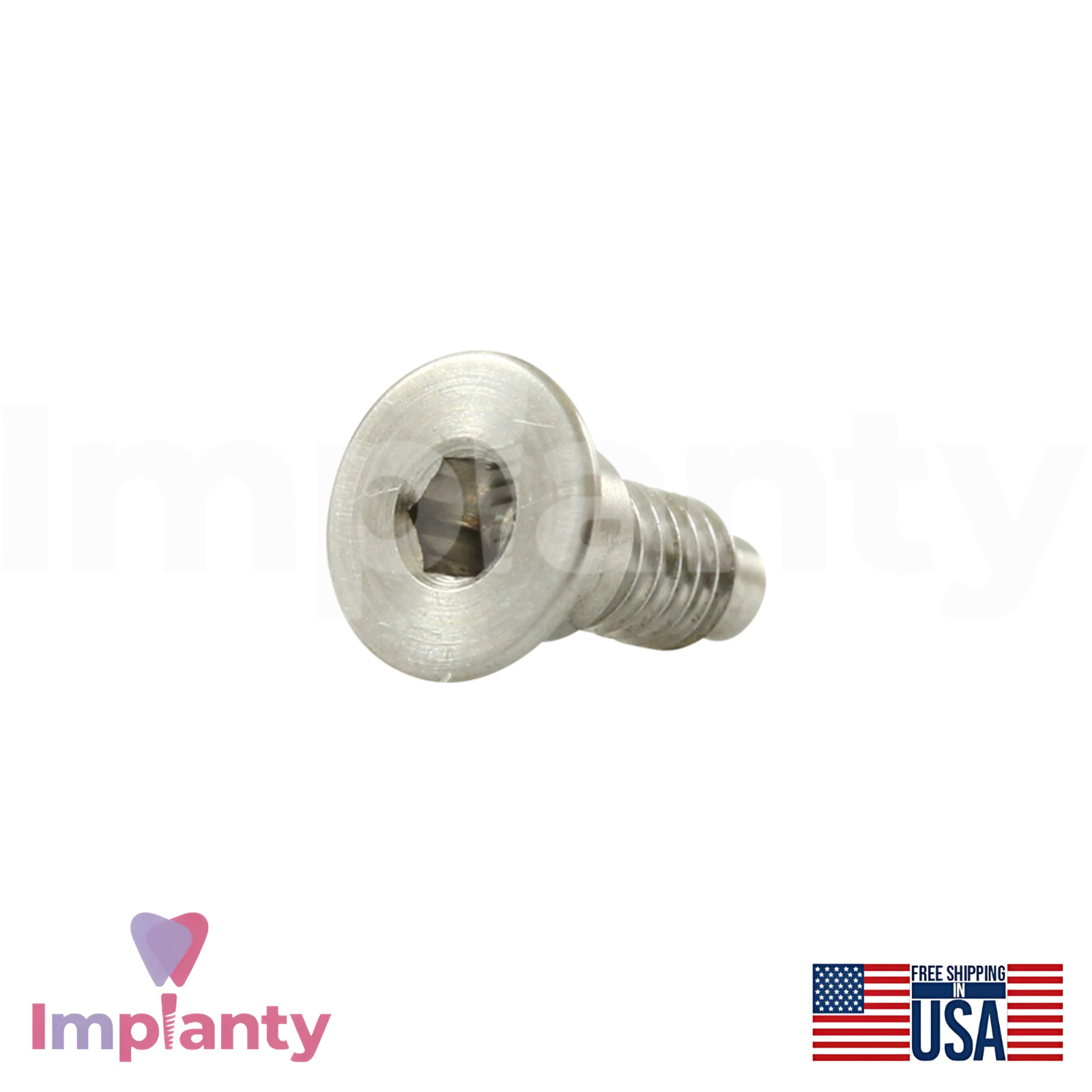 GDT MOR Spiral Dental Fixture Titanium Int Hex 2.42mm Connection SLA Surface