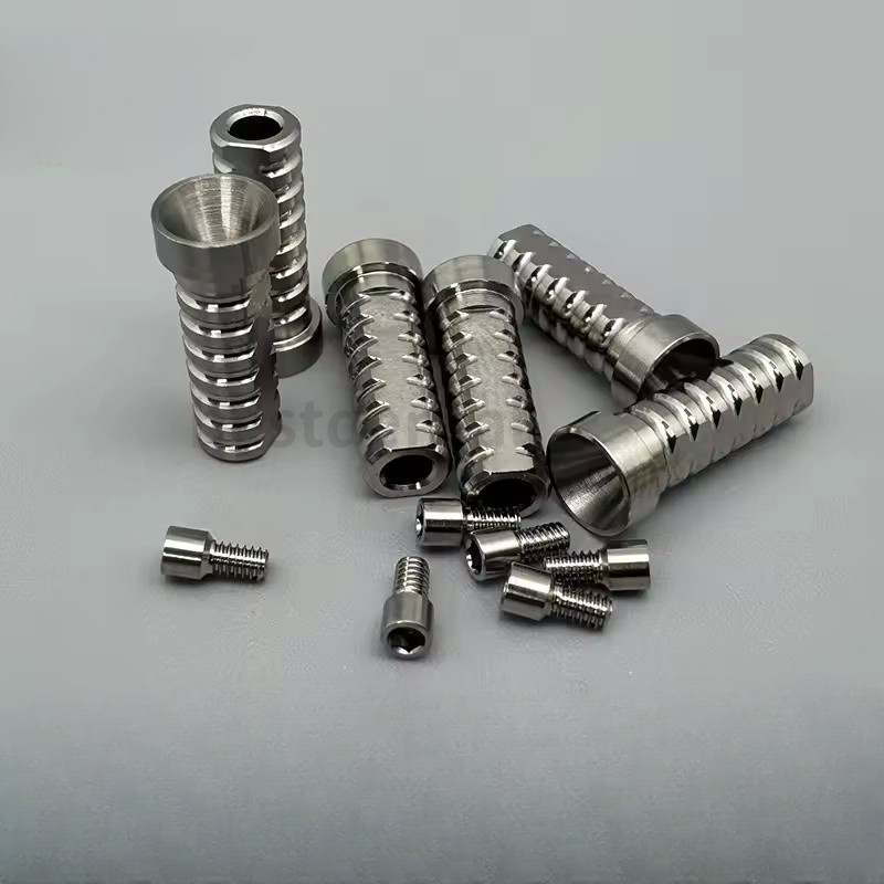 Titanium Temporary Cylinder Ti MU Sleeve Multi Unit φ4.8mm Abutment Fit With Oss