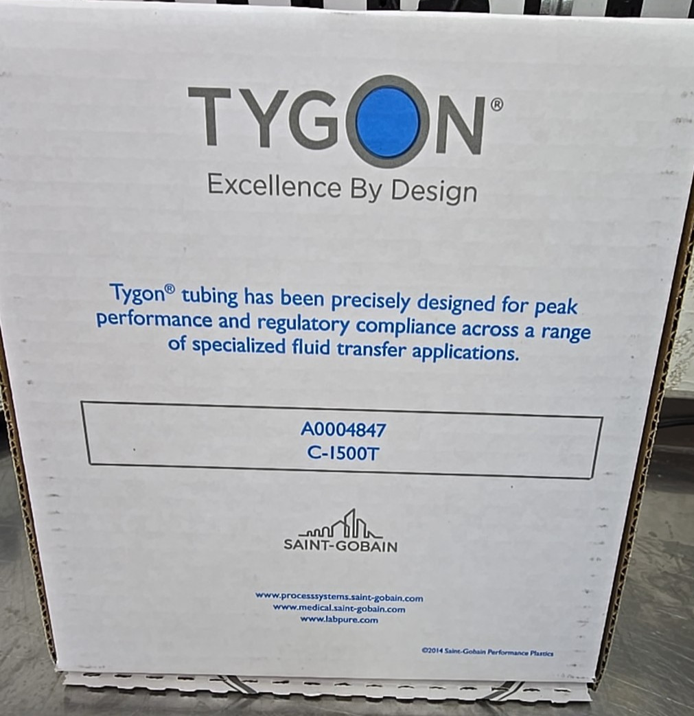TYGON ADF00011 6.35mm OD 50 FT CLEAR FLEXIBLE TUBING