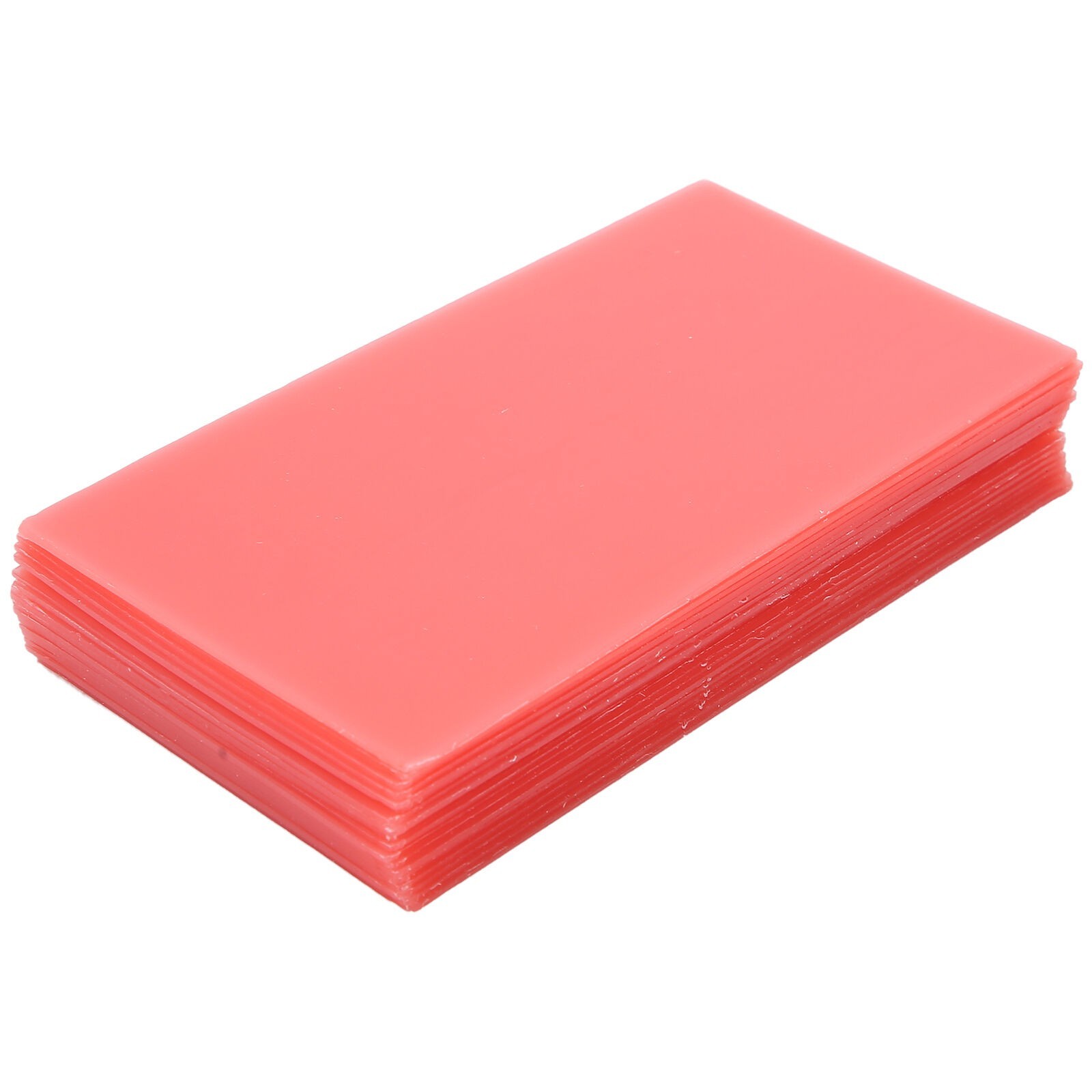 20 Sheets Dental Base Plate Wax Molding Casting Wax Sheet Denture Material Red