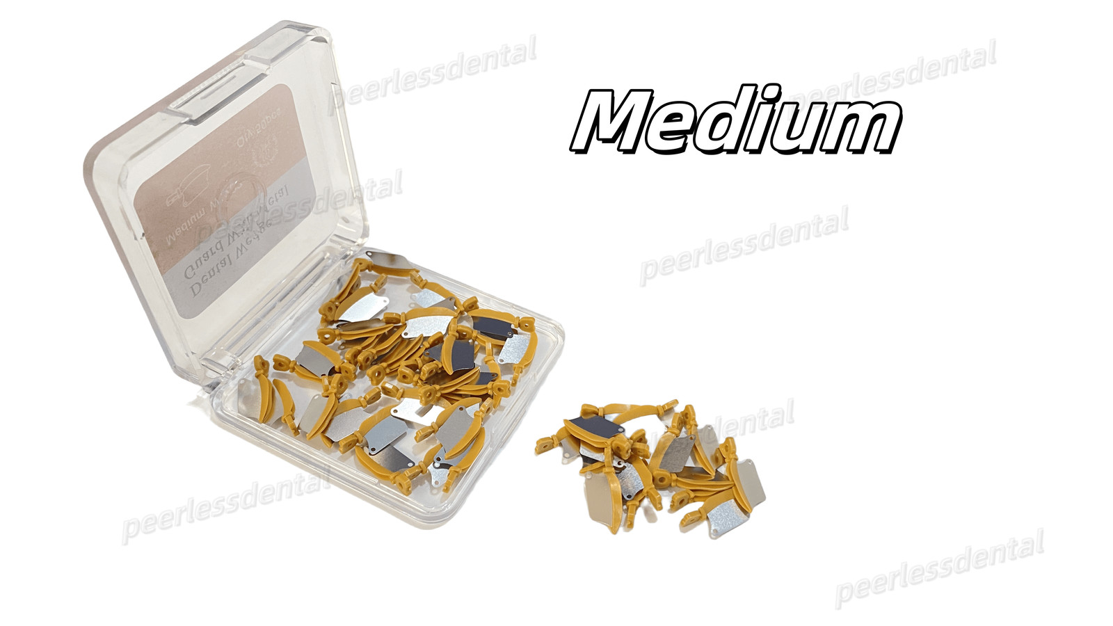 50Pcs Dental Matrix Fender Wedges Prep Interproximal Diastema Wedge Guard L/M/S