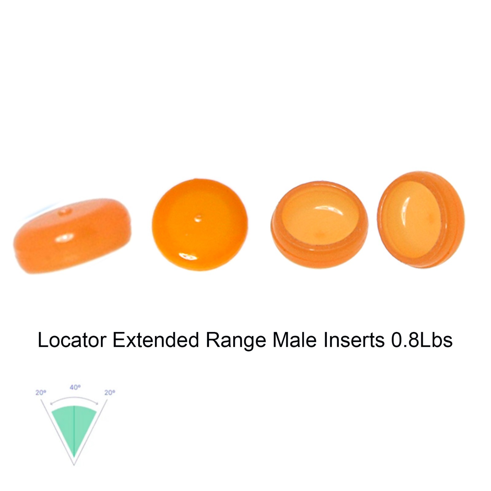 US Dental fit Zest Locator Extended Range Retention Male Cap Inserts 0.8Lbs Kit