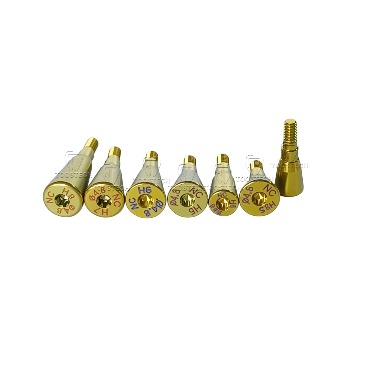 Titanium Cover Closure Screw Healing Cap Abutment Analog NC/RC fit Straumann ITI