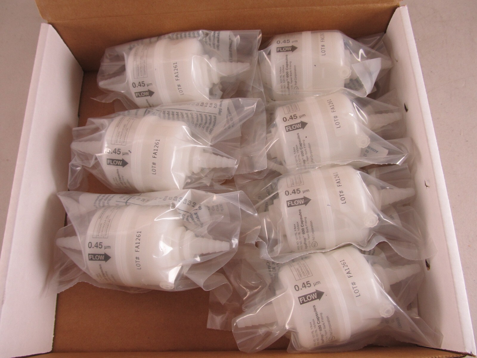 NEW 7 Pack PALL Cytiva 12176 AquaPrep 600 0.45 um Groundwater Filter Capsule