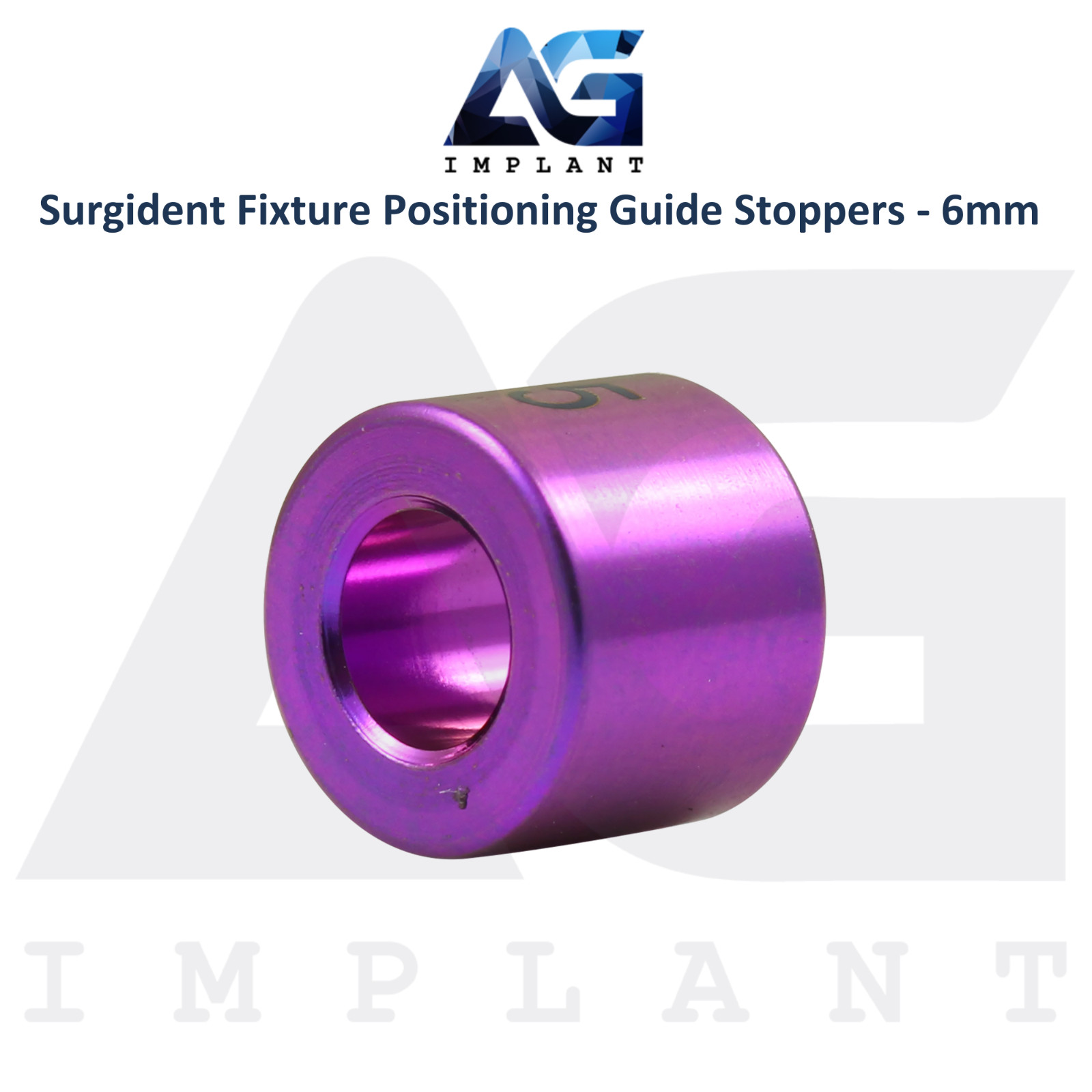 Dental Fixture Positioning Guide Stoppers Precise Depth Control Stainless Steel