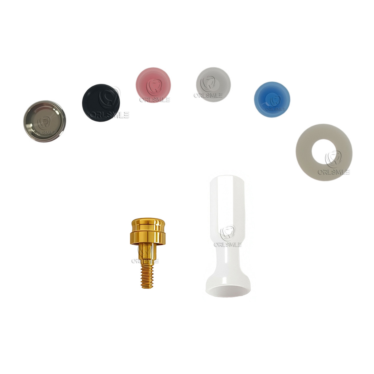 Locator abutment attachment full Set fit to Thommen (SPI)-4.0 GH1-6mm