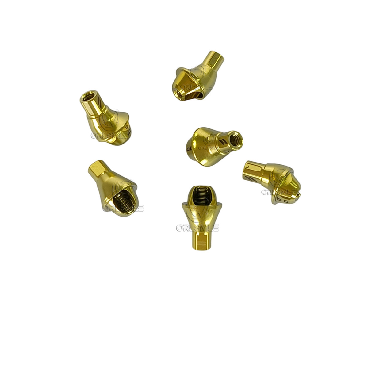5 pcs 17 degree Multi unit Angled abutment fit to Straumann ITI platform RC/NC