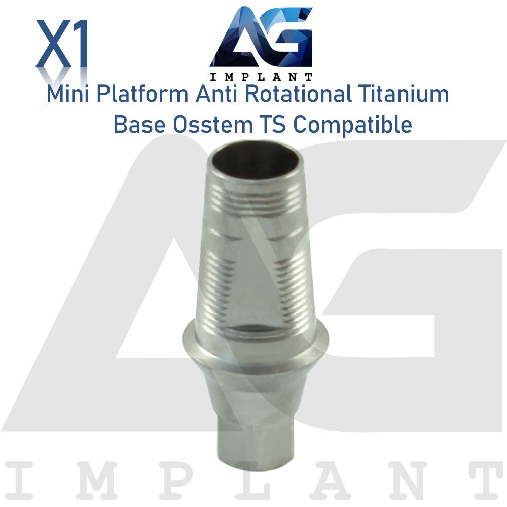 Titanium Base CAD/CAM Prosthetic 2.1mm Fit Mini Platform 0sstem® TS