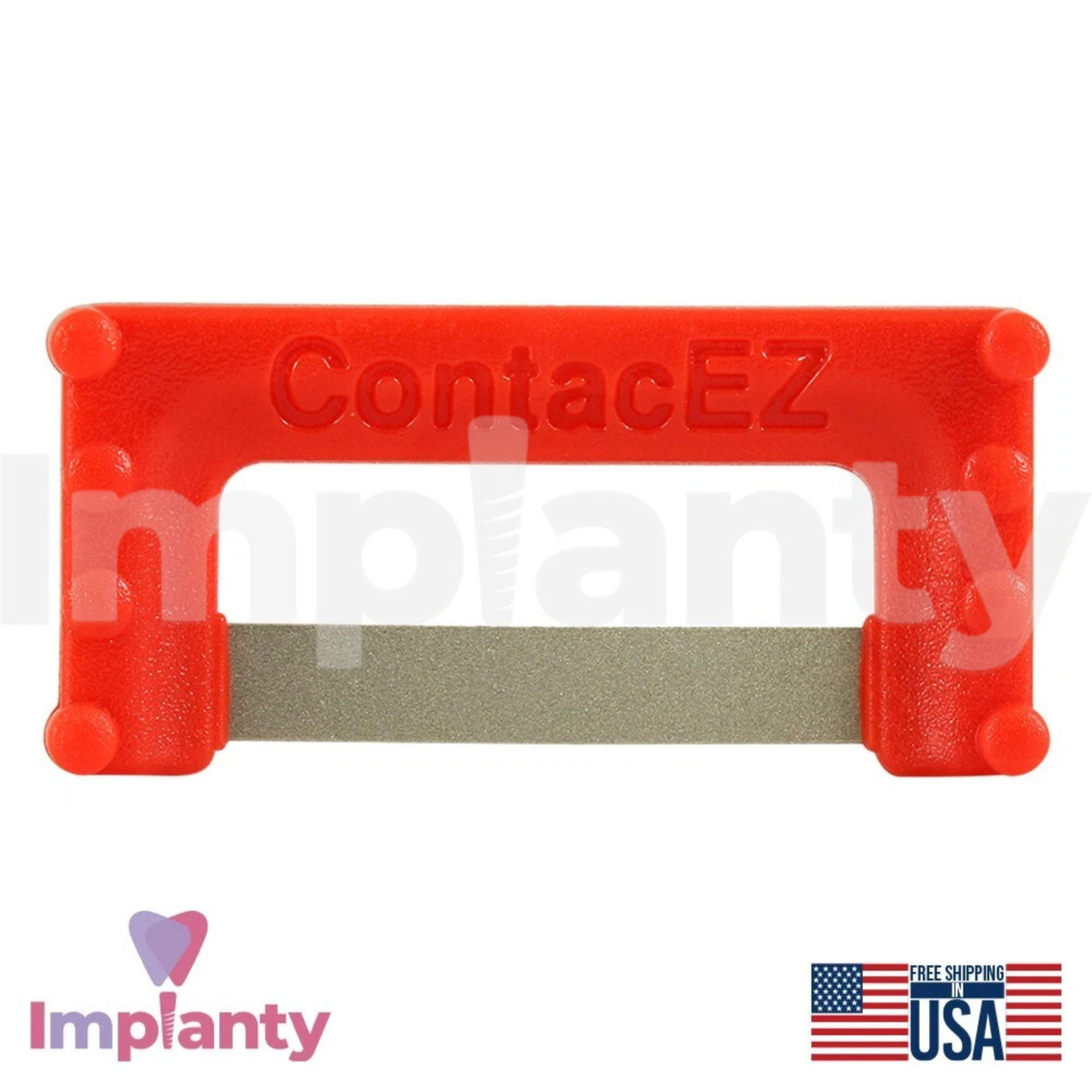 Opener Red IPR Plus Strips Set Medium Grit Stainless Steel Diamond Coating
