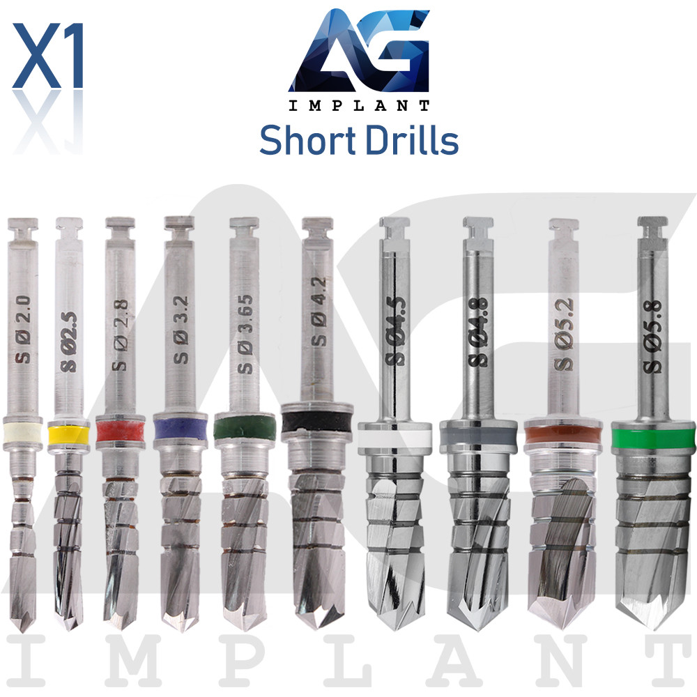 Short Drills 2.0mm~5.8mm External Irrigation Sur gical Tool Dental
