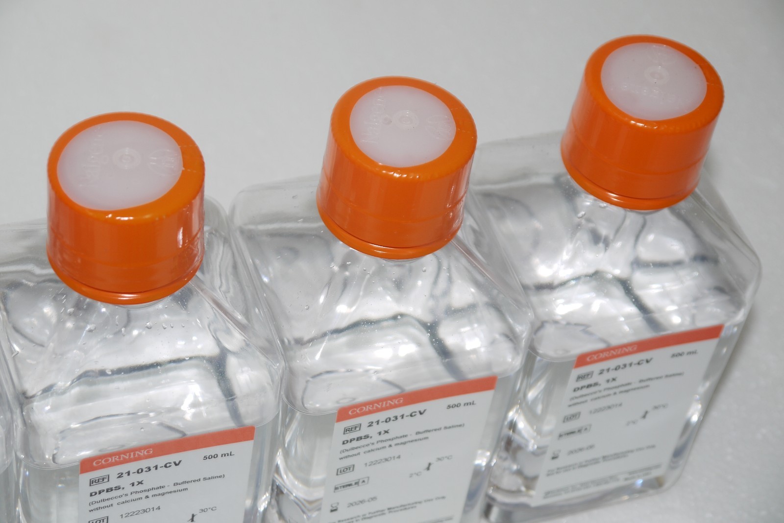 Corning 21-031-CV 1X Dulbecco’s Phosphate-Buffered Saline 5 x 500mL 5/Pack New