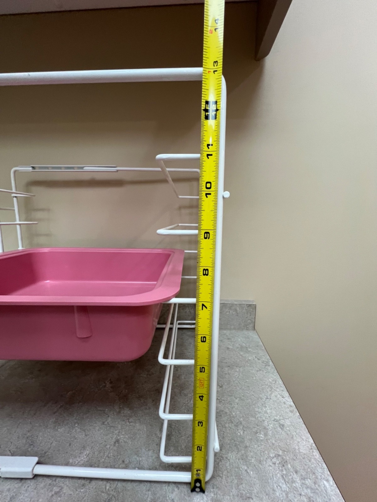 ZIRC Dental Tub tray rack, Mini tray Rack, one new mauve tub