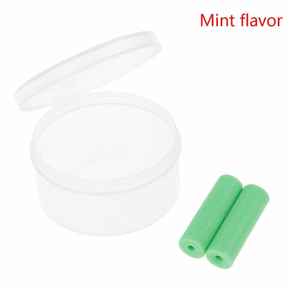 2 Pcs Dental Orthodontic Aligners Chewies Mouth Trays Retainer Seaters Mint