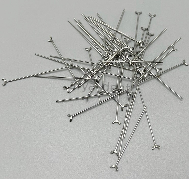 10pcs Dental Ortho Y-Type Retainer Clasp Oblique Clasps Bars Teeth Position Hold