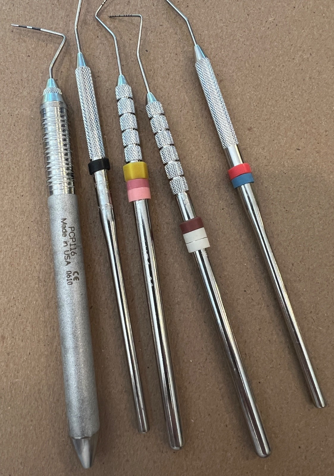 5 Dental Probes (1) Hu-Friedy PCP116 Hygiene Used Hygiene School
