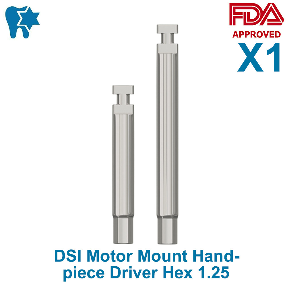 1x Dental DSI Motor Mount Handpiece Driver For Abutment Internal Hex Ø1.25mm