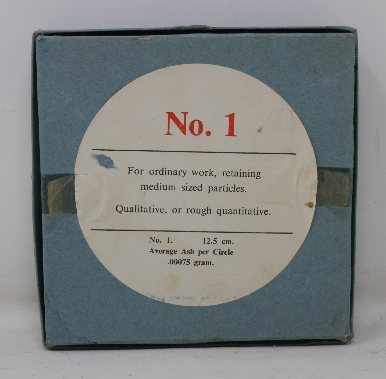 Vintage W. & R. Balston Genuine No. 1 Filter Paper Lab Supplies Genuine Whatman