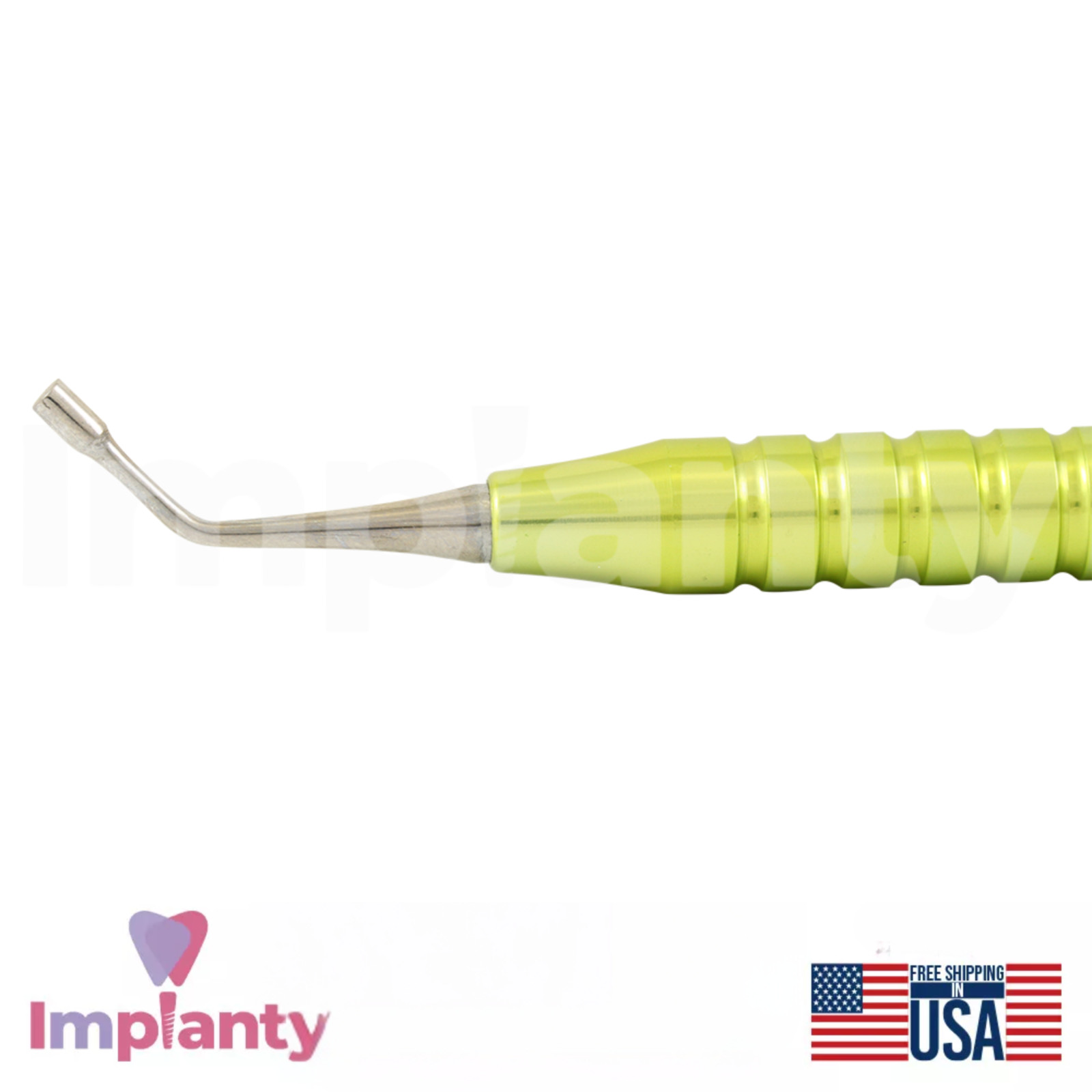TOLA Green Curette 4 Lateral Approach Double Sided Stainless Steel Tool