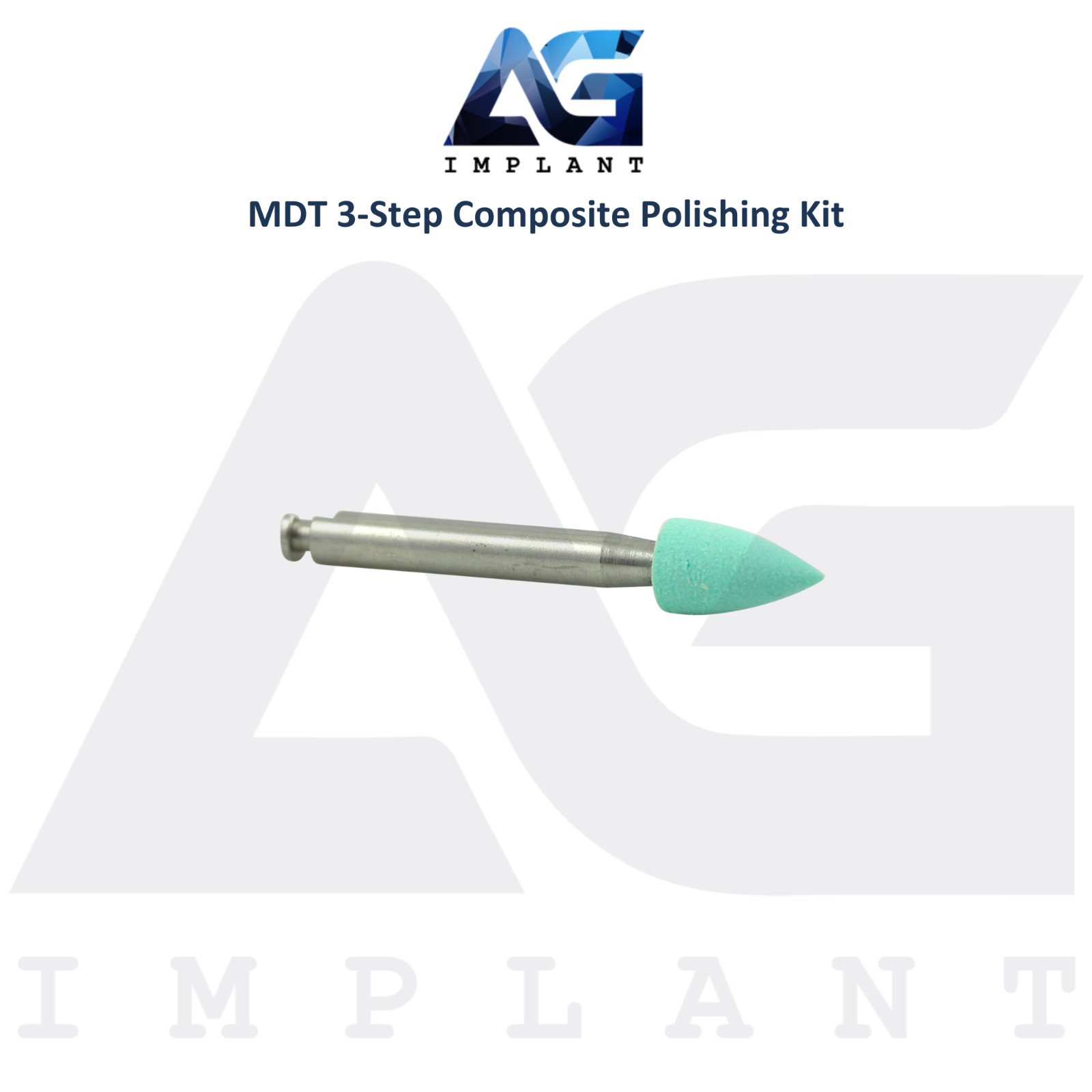 MDT 3-Step Composite Polishing Kit Silicone High-Gloss Finish Dental Restoration
