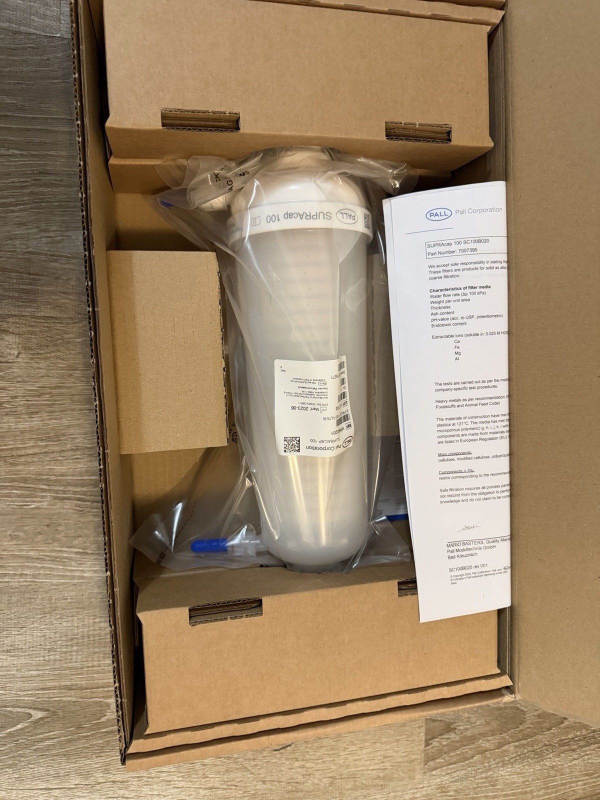 Pall NP6B0201 Supracap 100 Filter MFG 2022!New !!
