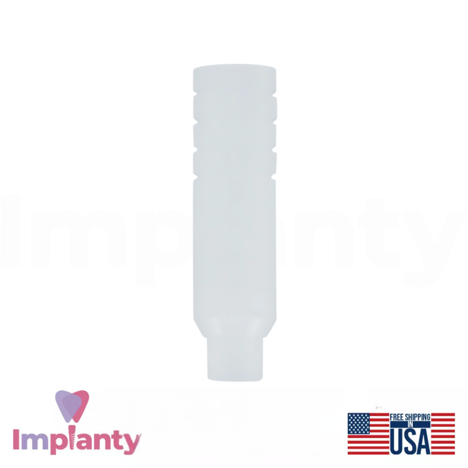 10 GDT Rotational Plastic Castable Prosthetic Slim Int Hex 2.0mm With Screw