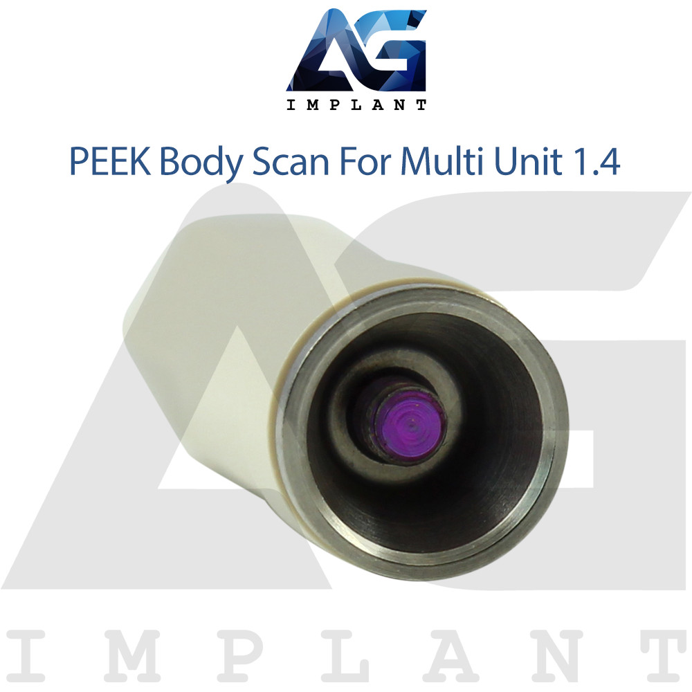 5 PEEK Body Scan For Multi Unit System Abutments 1.4 – Hexagon 2.42 With Screw