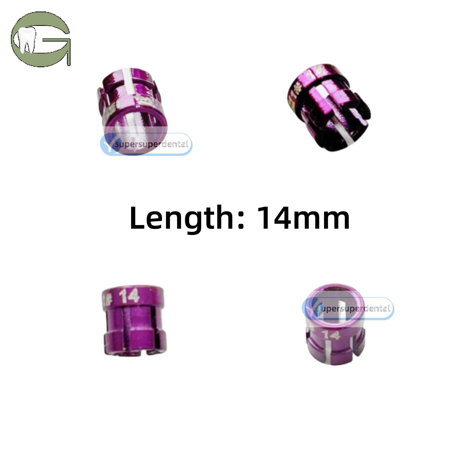 Dental Guide Stopper Sleeve Guided Drill Safety Depth Stop Drills Fits DEN L/M/S