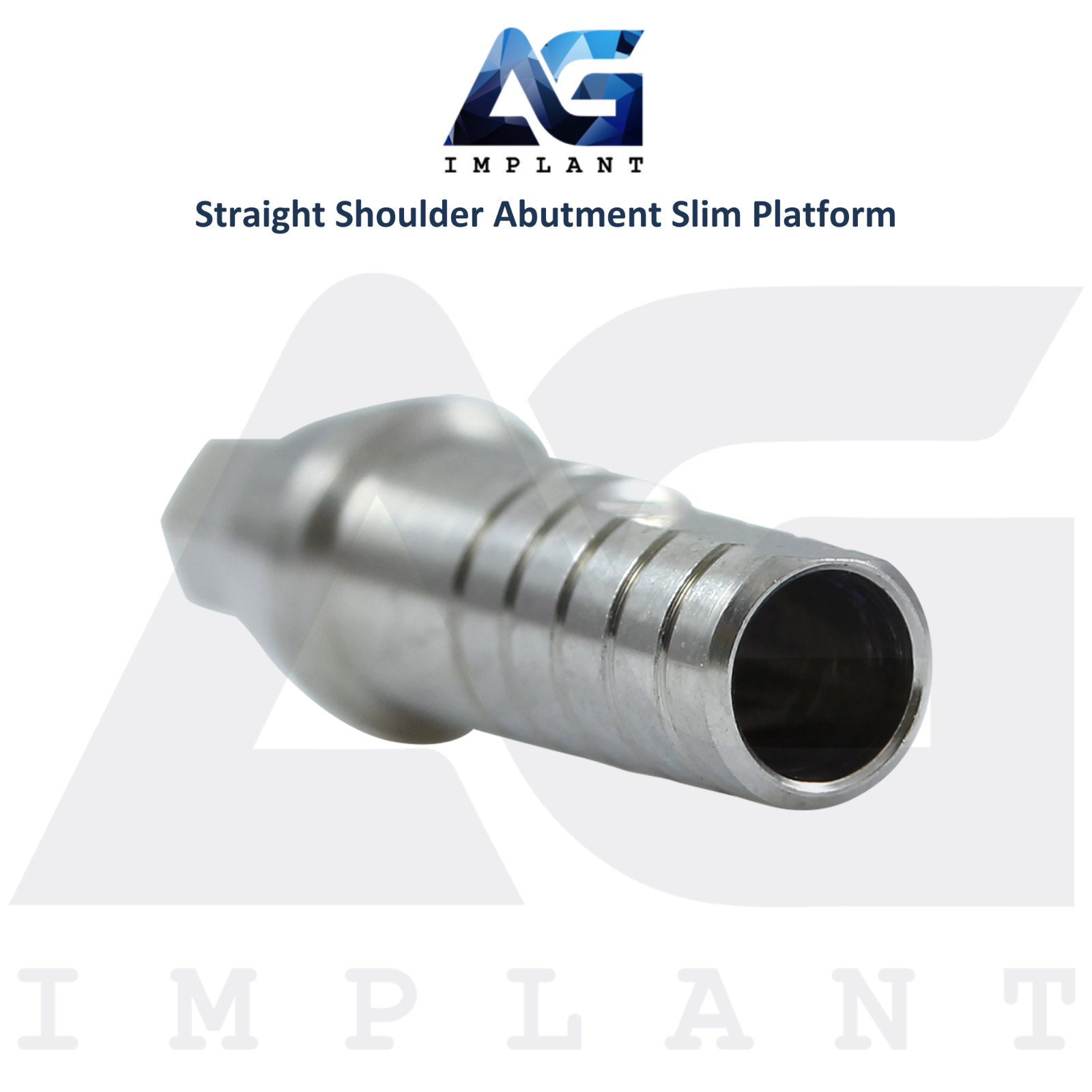 10 Dental Straight Shoulder Prosthetic Ø3mm Slim Platform Int Hex 2.0mm System
