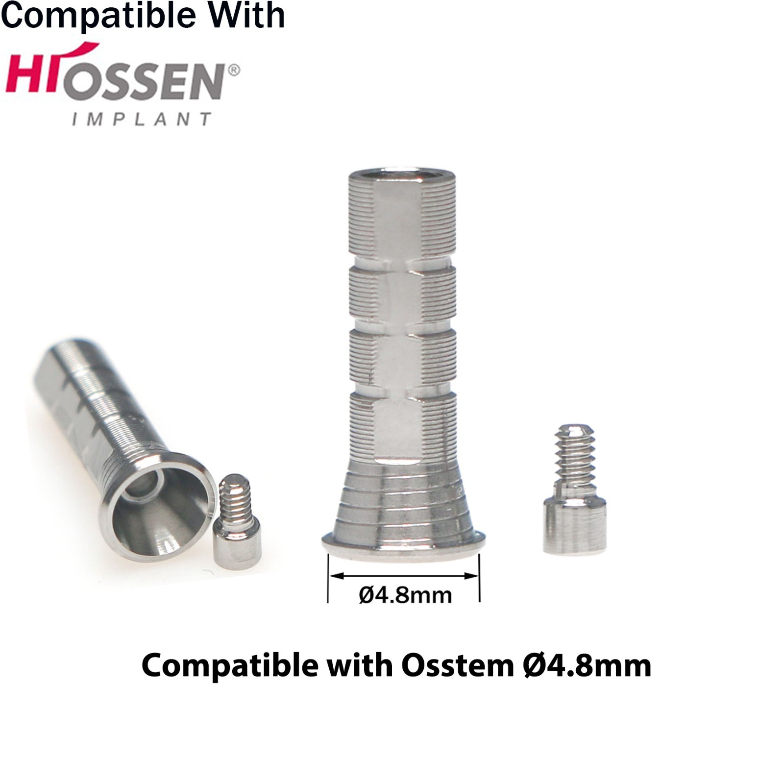 Dental Multi-unit Abutment Temporary Cylinder Fits Hiossen/Nobel/Adin/ITI