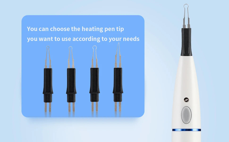 2 Packs Dental Heated Gutta Cutter Tips for Gutta Percha Point Heating Cutter US