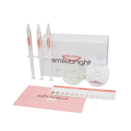 SmileBright Peroxide Teeth Whitening LIGHT Kit with 3 syringes & bleaching trays