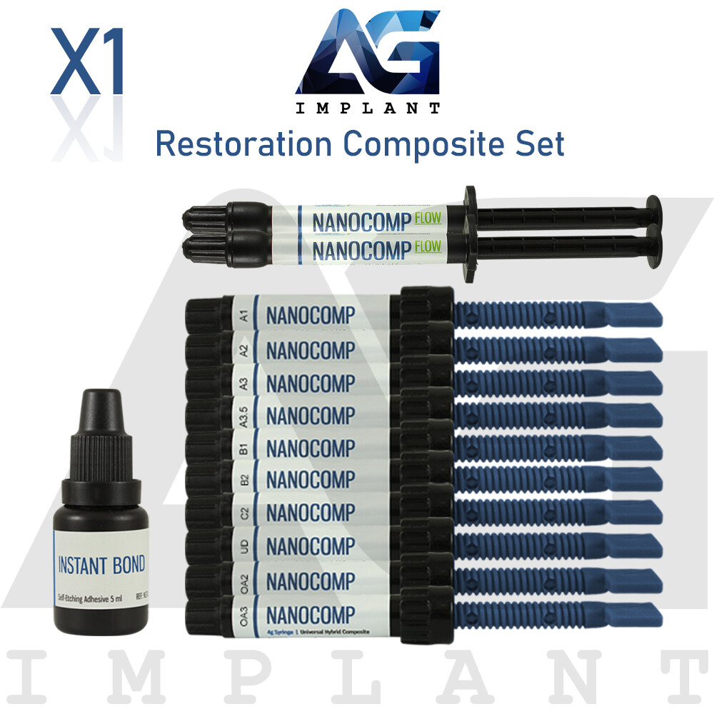 Dental Restoration Set Universal & Flowable Composite Hybrid Self Etch Adhesive