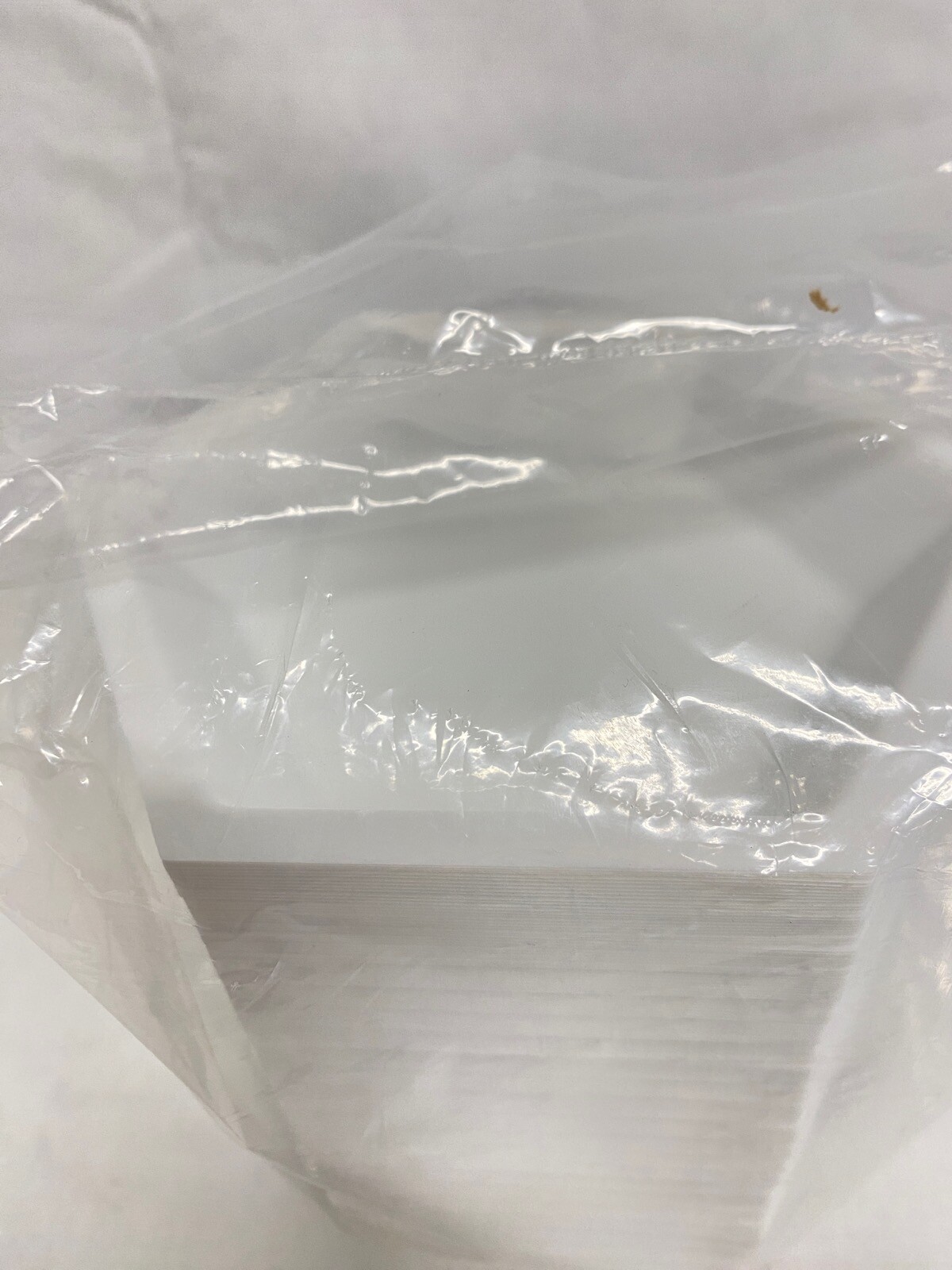 (250/Pk) Laboratory PS Hexagonal Weighing Dishes 98mm ID 120mm ID 20mm H